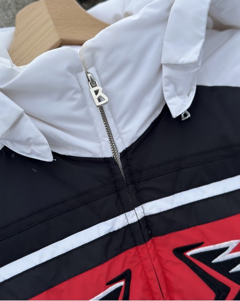 Bunda dámská Bogner lyžařská bílá se vzorem